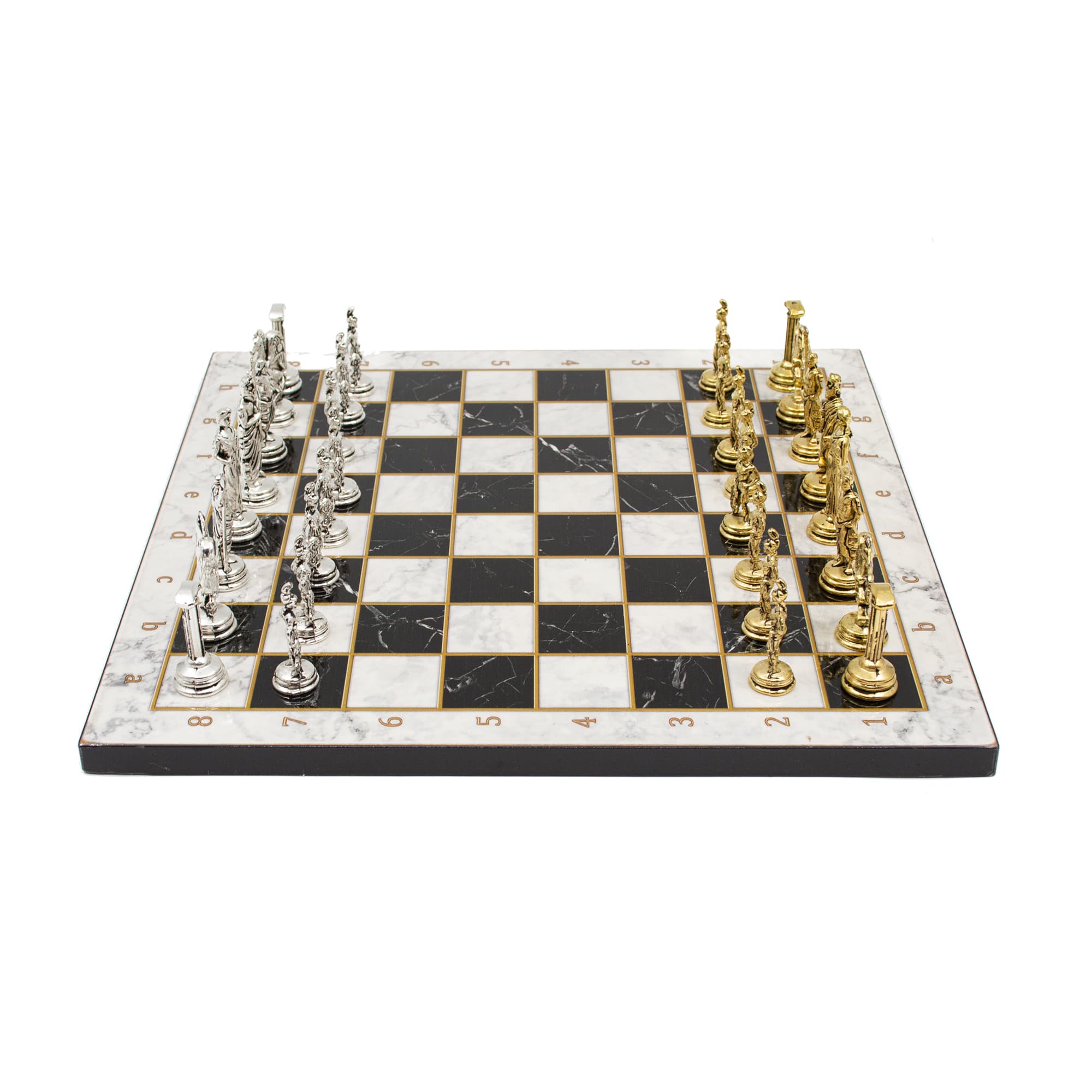 Marble Patterned Chess Rome MERDUZ30B - Görsel 2