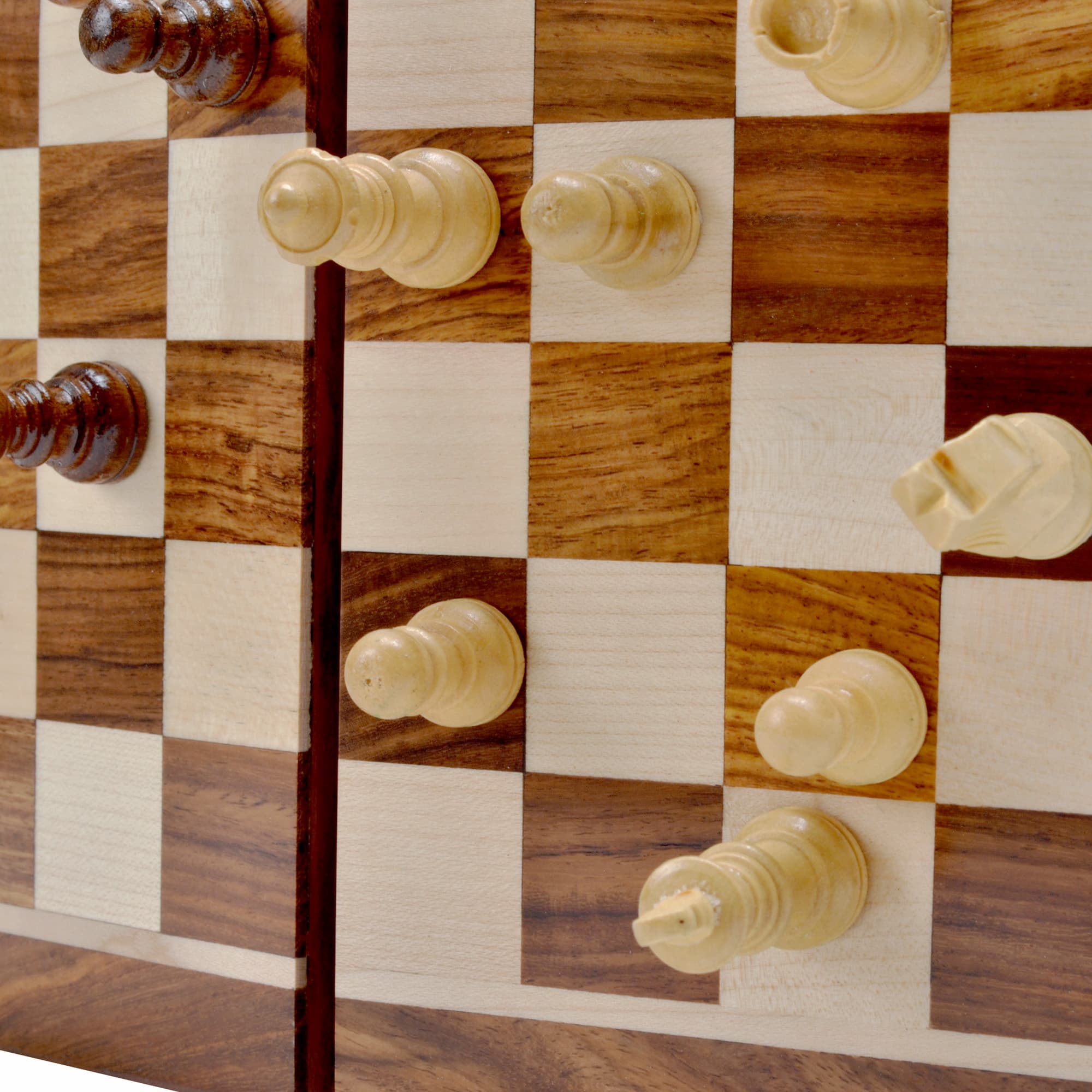 Magnetic Wooden Chess MG5 - Küçük Görsel 7