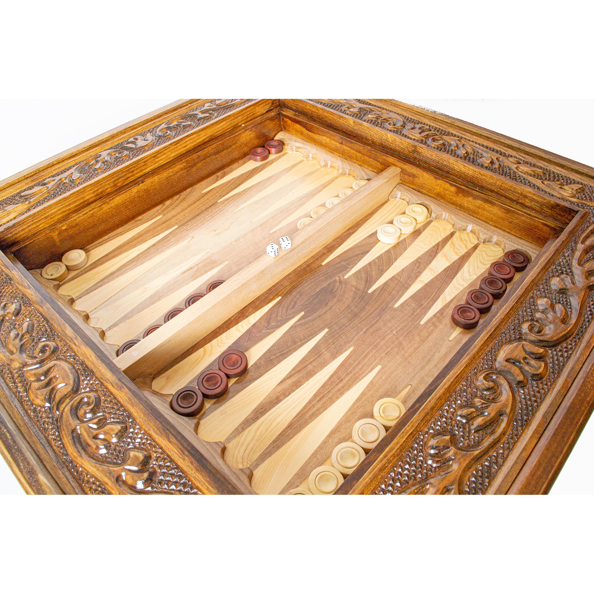Arada Chess Backgammon Coffee Table MRMAS54 - Görsel 3