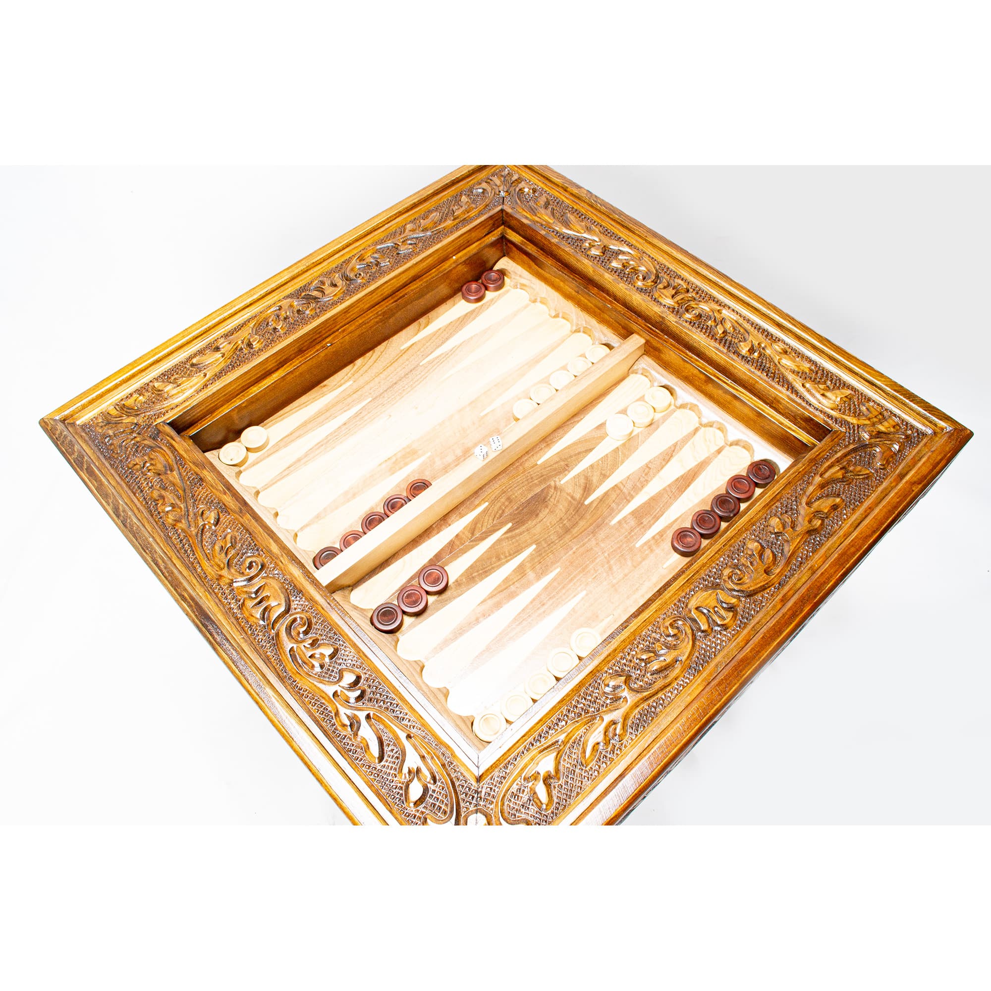 Arada Chess Backgammon Coffee Table MRMAS54 - Küçük Görsel 9