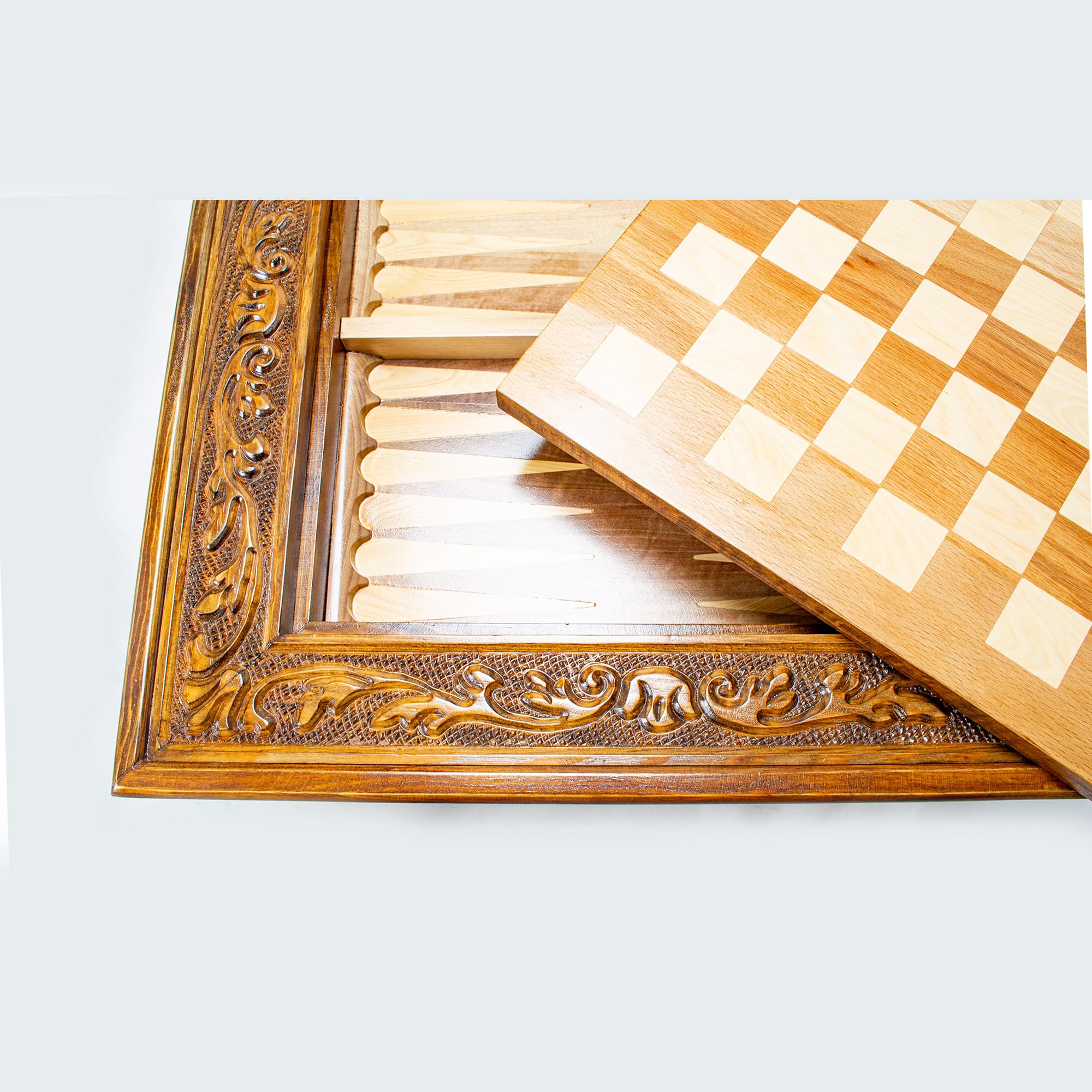 Arada Chess Backgammon Coffee Table MRMAS54 - Küçük Görsel 7