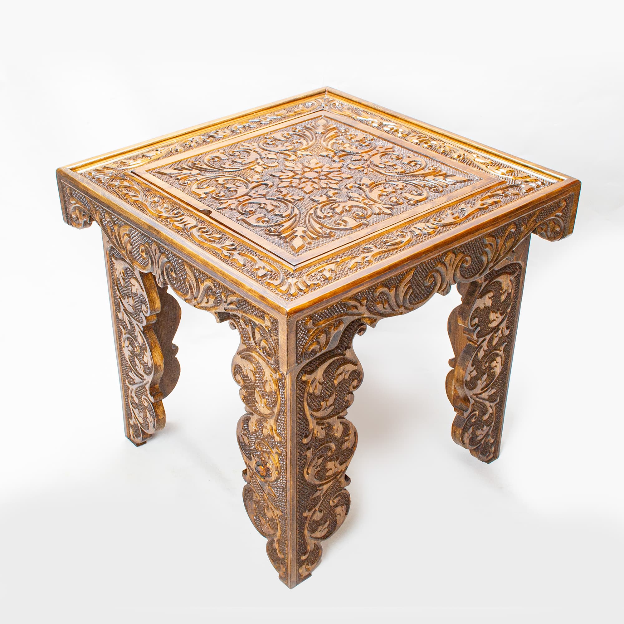 Arada Chess Backgammon Coffee Table MRMAS54 - Küçük Görsel 5