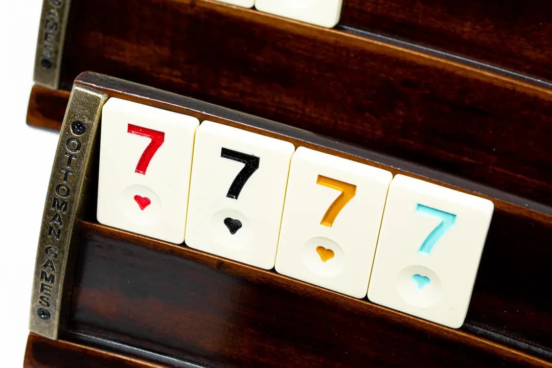 Oval Ahşap Okey Tavla OVLOK50-4-