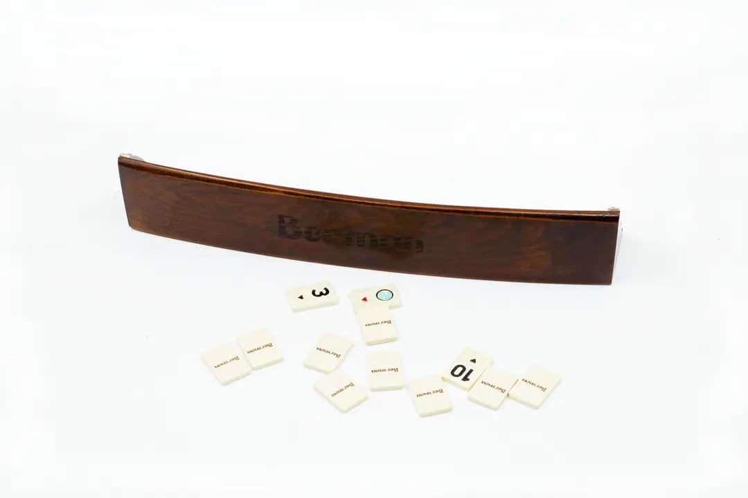 Oval Wooden Okey Backgammon OVLOK50-4- - Küçük Görsel 6