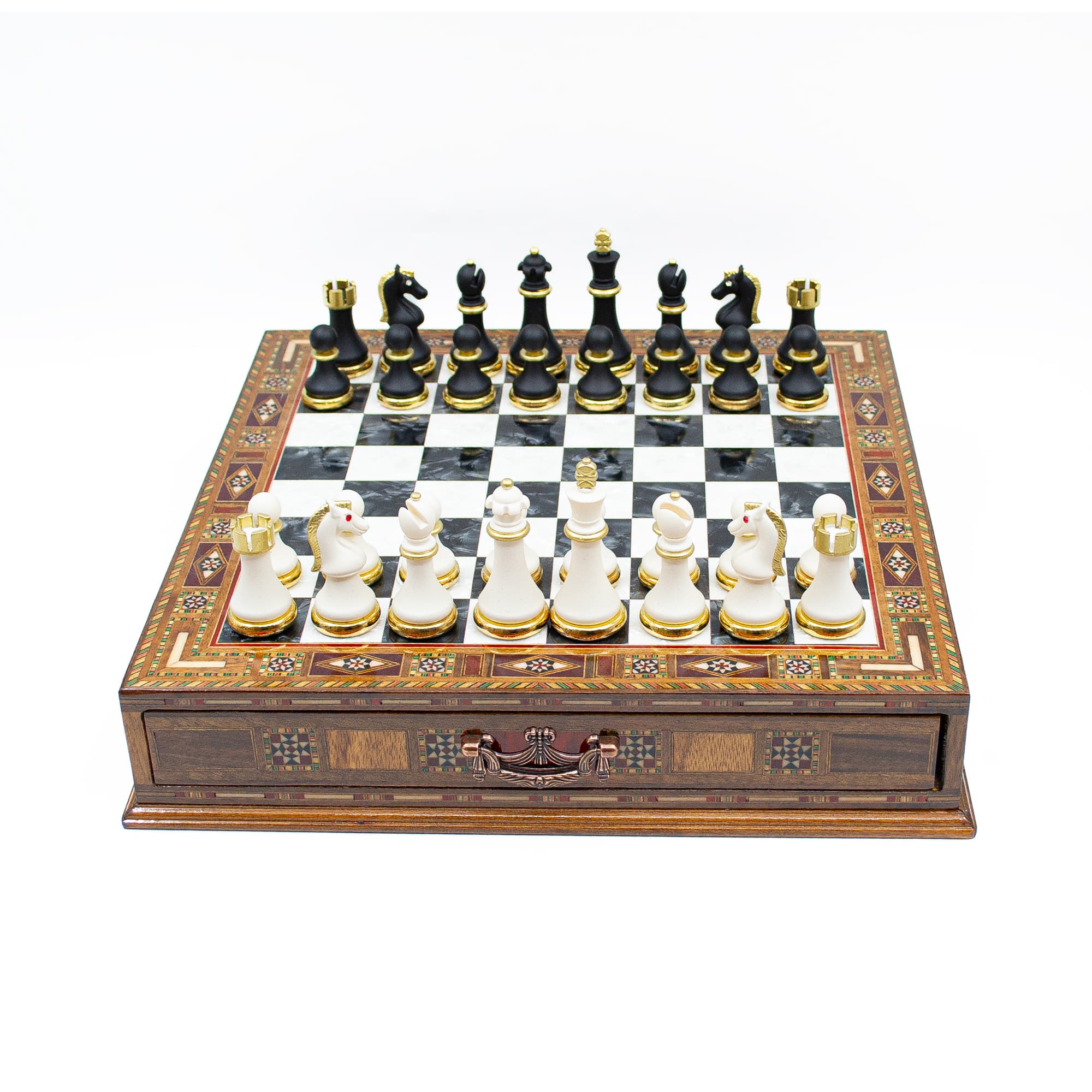 Luxury Chess Set Storage SCP38S - Küçük Görsel 16