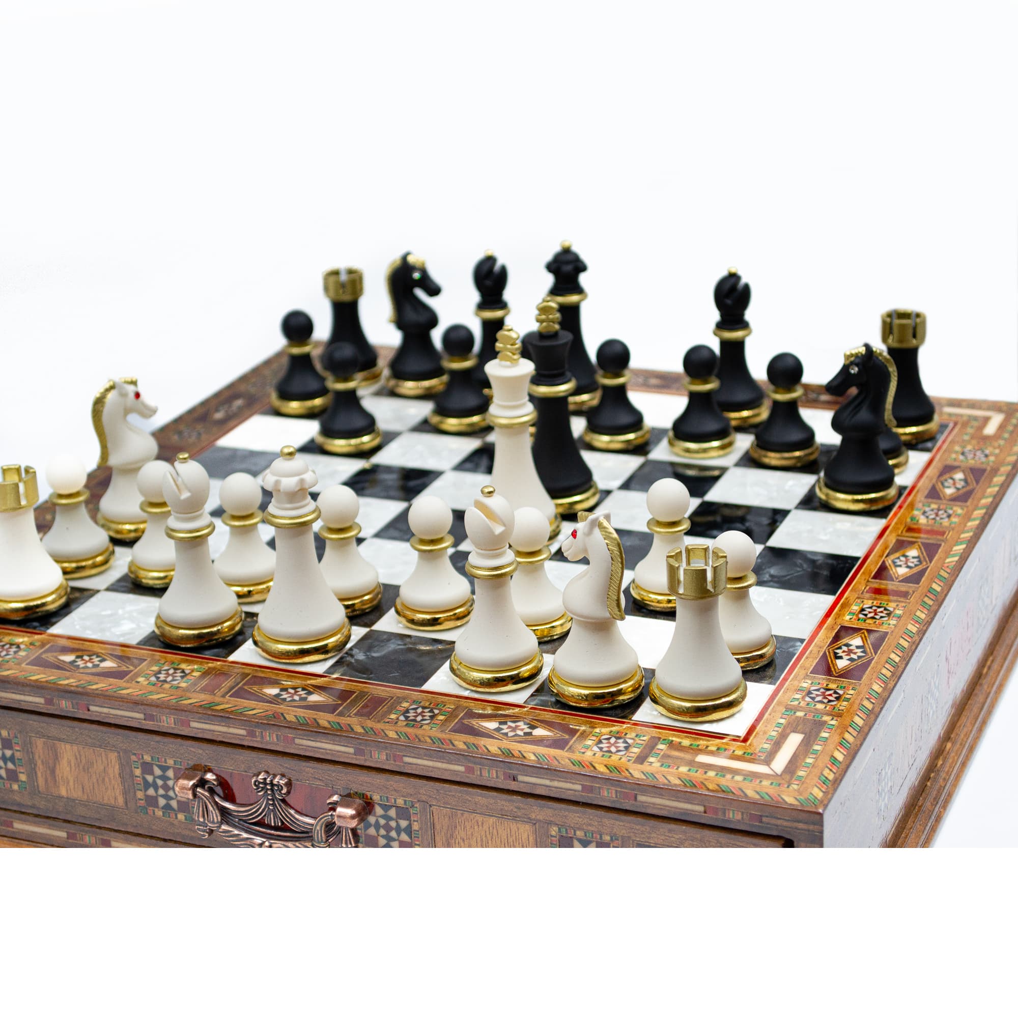Luxury Chess Set Storage SCP38S - Küçük Görsel 13
