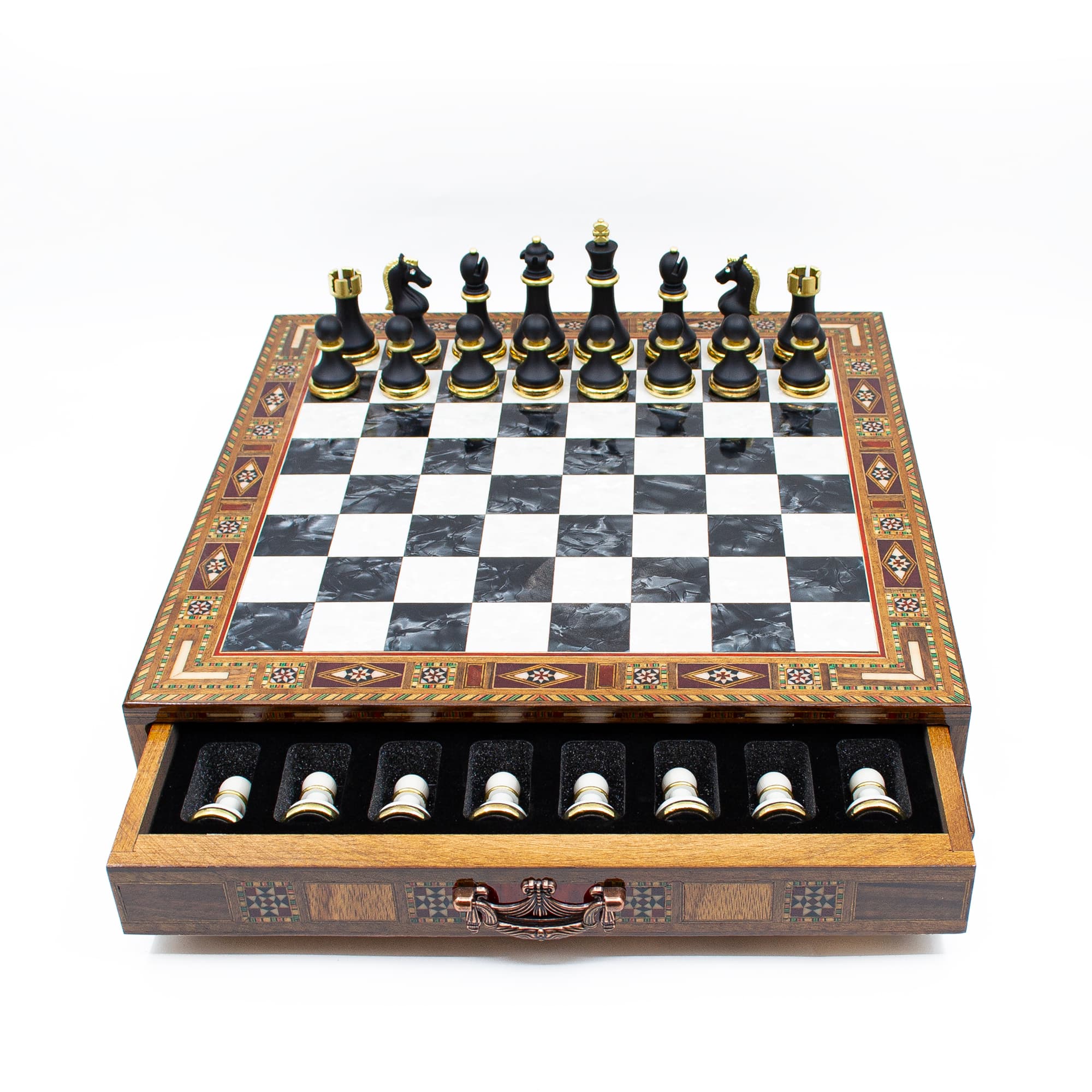 Luxury Chess Set Storage SCP38S - Küçük Görsel 10