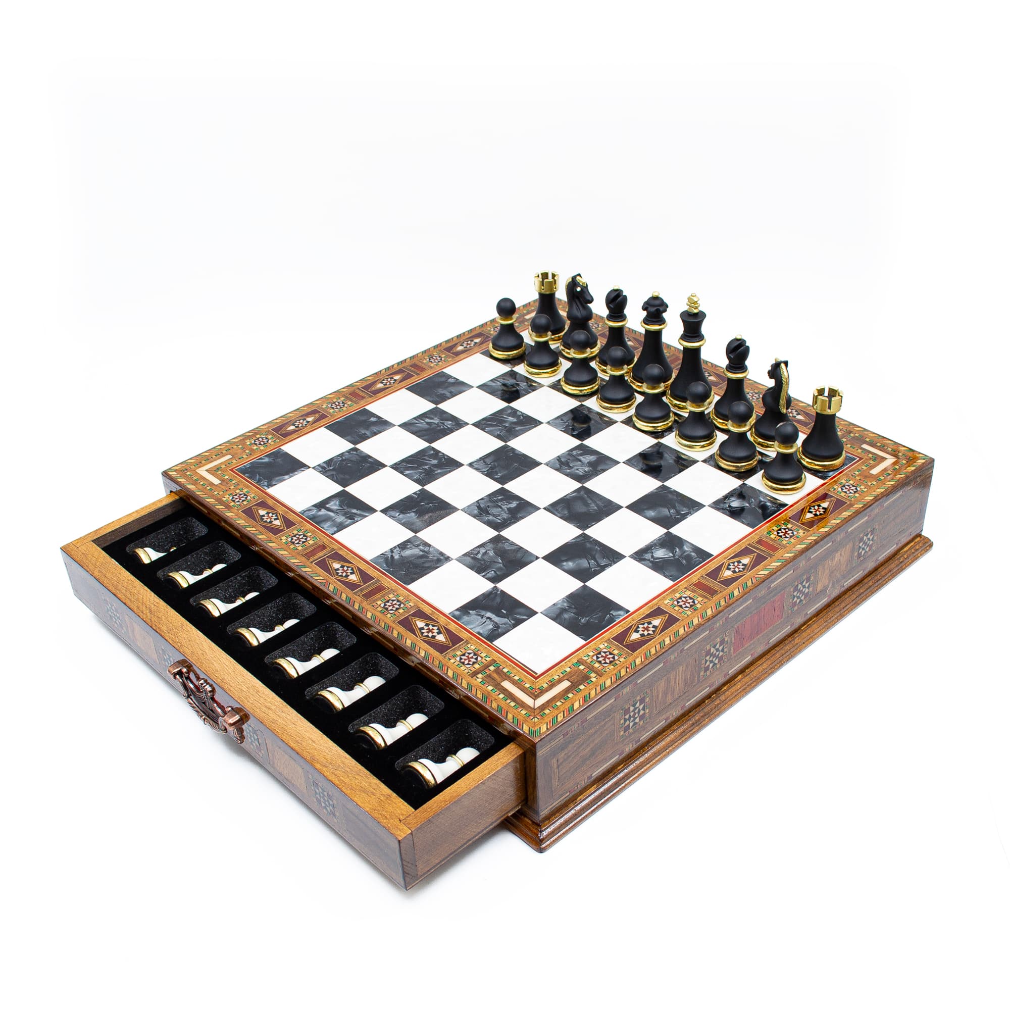 Luxury Chess Set Storage SCP38S - Küçük Görsel 9