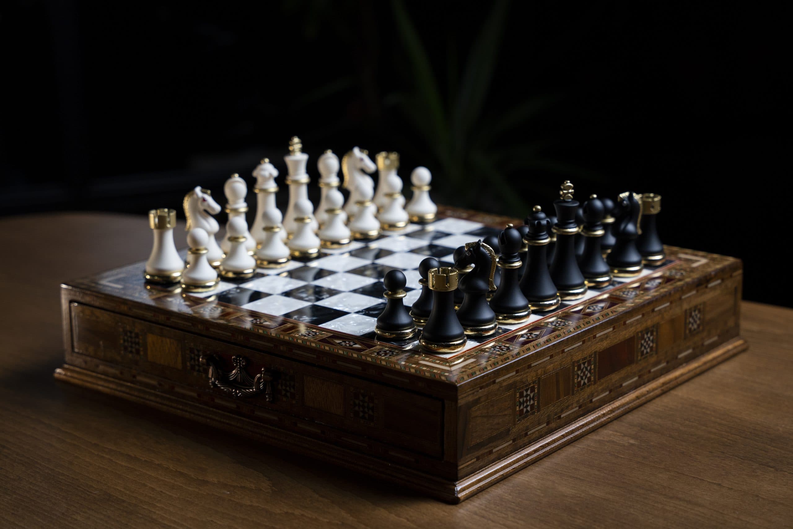 Luxury Chess Set Storage SCP38S - Küçük Görsel 25