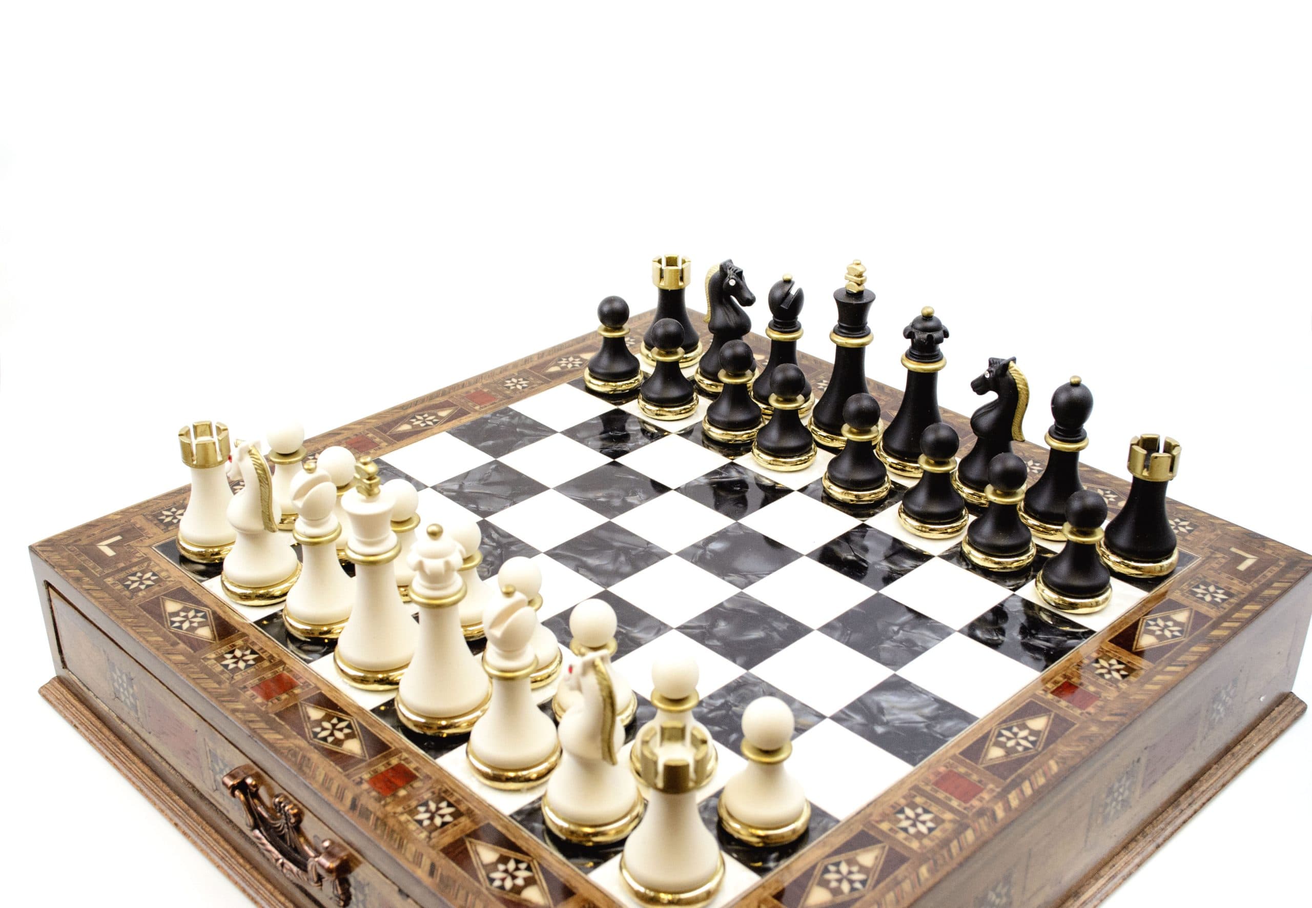Luxury Chess Set Storage SCP38S - Küçük Görsel 6