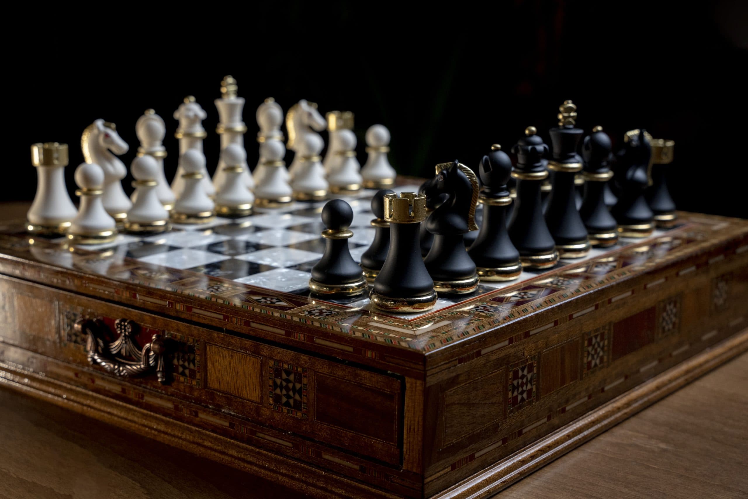 Luxury Chess Set Storage SCP38S - Küçük Görsel 22