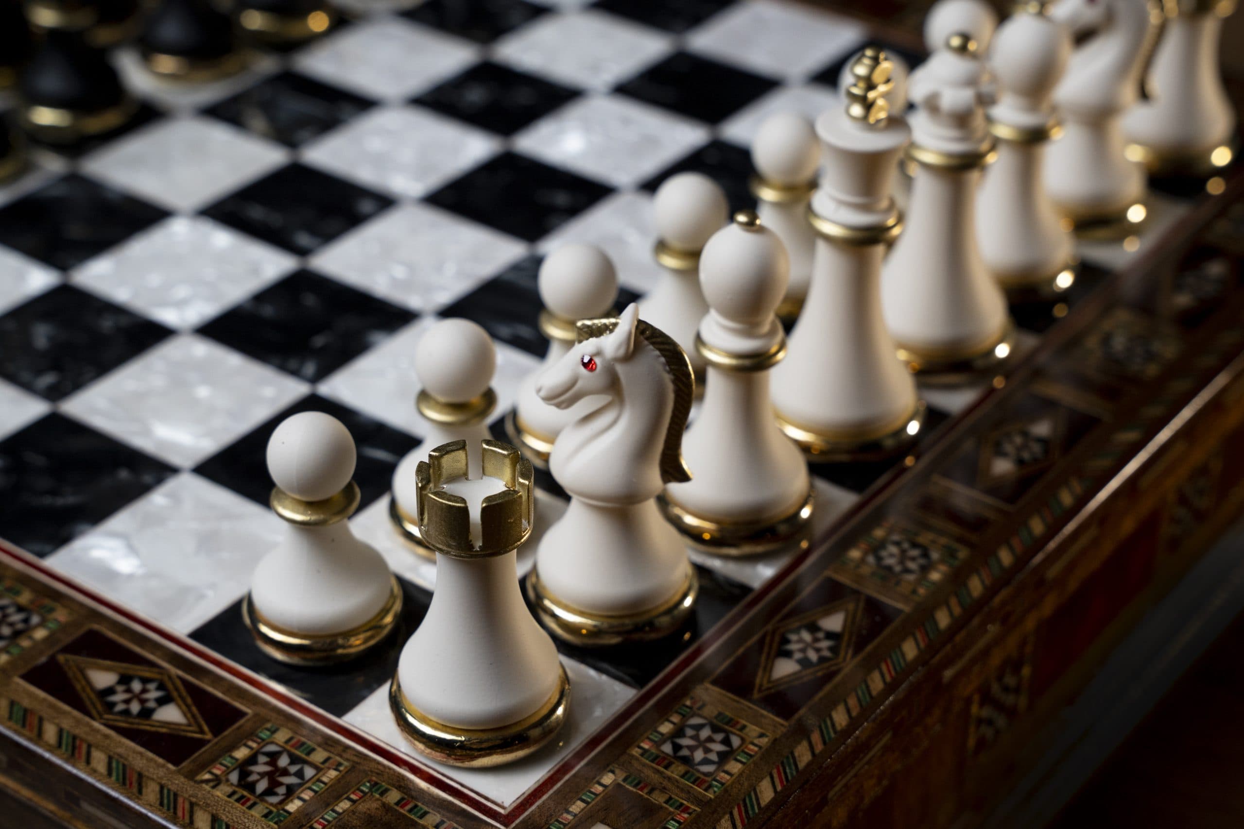 Luxury Chess Set Storage SCP38S - Küçük Görsel 20