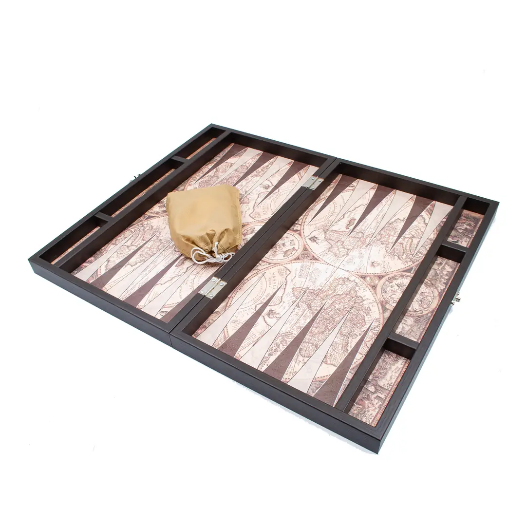 Deri Dünya Haritası Tavla TDATLS50