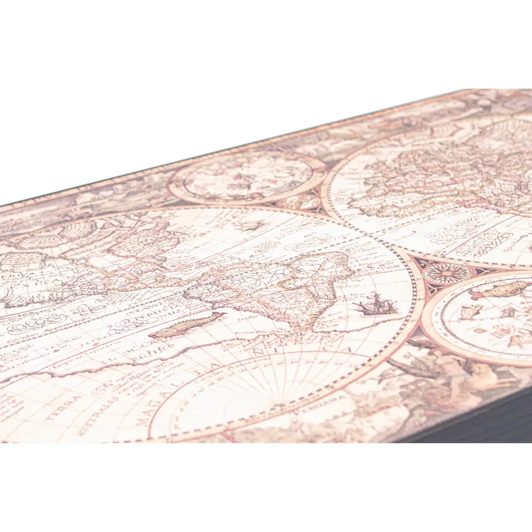Deri Dünya Haritası Tavla TDATLS50 - Görsel 3